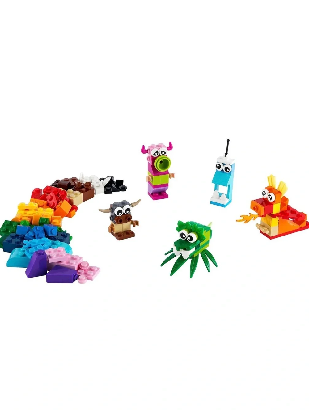 Lego 11017 Classic Creative Monsters 140 Pieces Age 4+ - New In Damaged Box